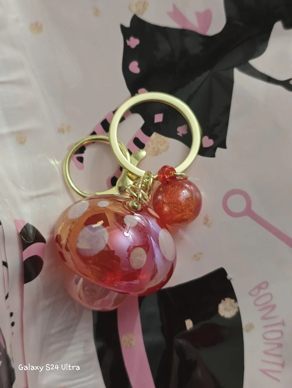 Mushroom Bag Charm/ Keychain NEW
